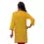 Yellow Hand Lehariya Design Casual Wear Cotton Kurti