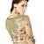 Off White embroidered Net unstitched salwar with dupatta