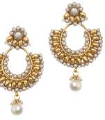Beautiful ethnic earrings with pearl stones and pearls by adiva abchi0aga001 ha99 TDS 3