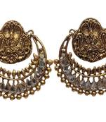 Original Ramleela Earrings in White Stones