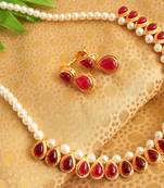 Unique Kemp Pearl Necklace Set