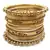 Gold Plated Plated Antique Look Wedding Bangles for Women