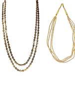 KolhapuriTraditional Pohe Haar And Jundal Poth Thushi Necklace Set