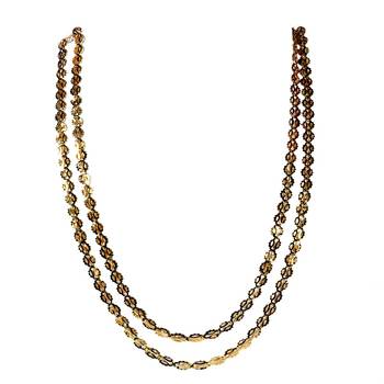 Kolhapuri Traditional Pohe Haar And Red Ball Golden Gunda Thushi Necklace Set 2