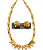 Kolhapuri Traditional Golden Thushi Necklace