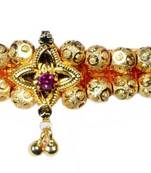 Kolhapuri Traditional Gold Choker Thushi Necklace