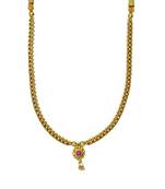 Kolhapuri  Stone Panadi Thushi Necklace