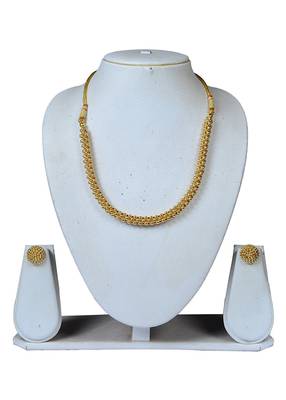 Kolhapuri Thushi with Earring Artificial Jewelry for Wedding Occasion for Women's 1