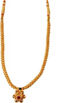 Kolhapuri  Golden Brass Thushi Necklace 1