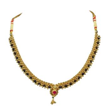 Kolhapuri Multicolour Designer Necklace - Combo Of 2 2