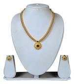 Kolhapuri Thushi with Earring Artificial Jewelry for Wedding Occasion for Women's