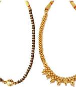 Kolhapuri Traditional Copper Thushi Necklace - Pack Of 2