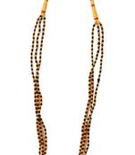 Kolhapuri Antique Indian Pearl Golden Black Thushi Necklace Set