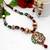 Designer Necklace Pearl Green Maroon