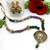 Drop Necklace Green Grey Violet 3