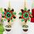 Elegant Designer Pendant Tokri Earring Green Black Maroon