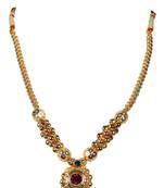 Kolhapuri  Traditional Golden Thushi Necklace