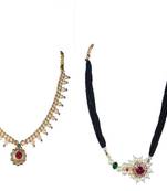 Kolhapuri  Traditional Moti Thushi With Moti Mangalsutra