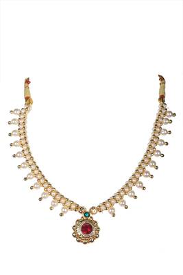 Kolhapuri  Traditional Moti Thushi With Moti Mangalsutra 2