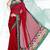 Self Pattern Maroon Saree