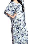 Multi Color Printed High Quality Rayon Soft Cotton Long Designer Kaftan