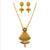 Ethnic One Gram Gold Plated Sprial Designer Pendant Set With Earring for Girls & Women with 18 inches chain