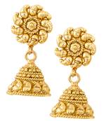 One Gram Gold Plated Jhumka Earrings