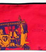 Orange Taxi Utility Pouch