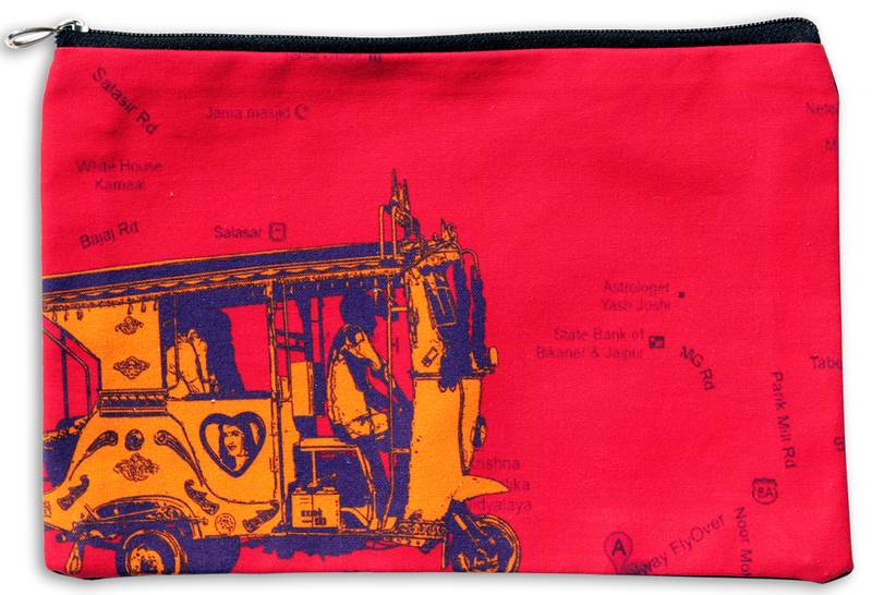 Orange Taxi Utility Pouch