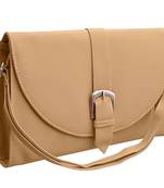 Cream Synthetic sling-bags