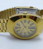 Gents Men Rado Diastar Jubilee Day Date Gunmetal Automatic Swiss Wrist Watch