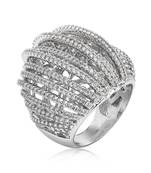 Silver Plated Glam Armour Ring For Women || Women's Anniversary Ring