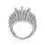 Silver Plated Glam Armour Ring For Women || Women's Anniversary Ring