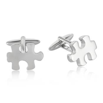 Puzzle Pieces Cufflinks for Men || Cufflinks Shirts || Gifts Cufflinks 2