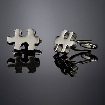 Puzzle Pieces Cufflinks for Men || Cufflinks Shirts || Gifts Cufflinks 4