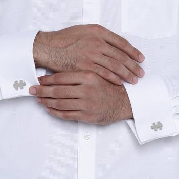 Puzzle Pieces Cufflinks for Men || Cufflinks Shirts || Gifts Cufflinks 5