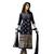 Bohra silk mills Womens Blue Embroidered Georgette semi stitched salwar suit