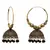 Black Color Beads Traditional Jhumka Earrings