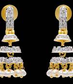 Zerkon Stone Studded Jhumka