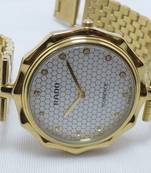 Gents Men Rado Slim Super Flat Gold Plated Quartz Japan Wrist Watch