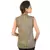 Ethnic Girls Resham Zari Work Brown Cotton Top