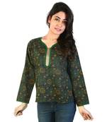 Designer Black Girls Indian Pure Cotton Kurti