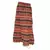 Multicolor Layer Flower Print Design Cotton Long Skirt