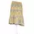 Classic Handblock Print Medium Yellow Cotton Skirt