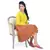 Designer Print Latest Wine Color Cotton Mini Skirt
