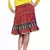Designer Block Printed Red Base Mini Cotton Skirt