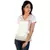 Designer Silver Butie Fancy White Cotton Kurti