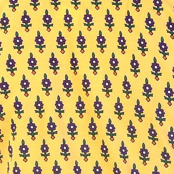 Designer Purple Bootie Yellow Base Cotton Top 3