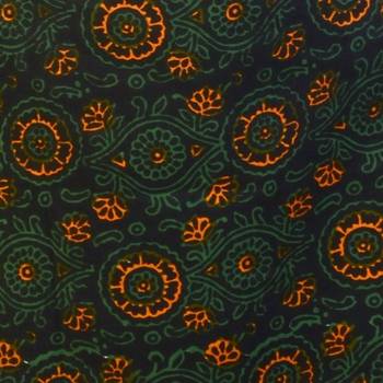 Designer Rajasthani Print Green Cotton Kurti 4
