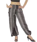 Rajasthani Designer Black N White Girl Harem Pants